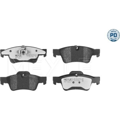 025 239 2318/PD Bremsbelagsatz, Scheibenbremse MEYLE-PD: Advanced performance and design.