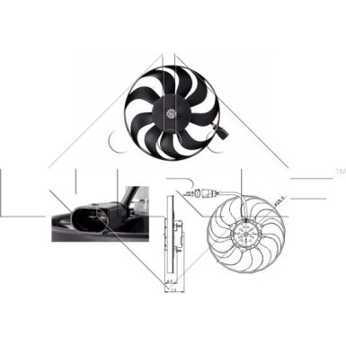 47381 Lüfter, Motorkühlung