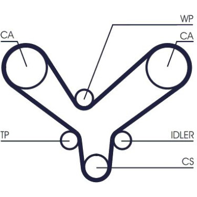 CT1175 Zahnriemen CT1175 Zahnriemen