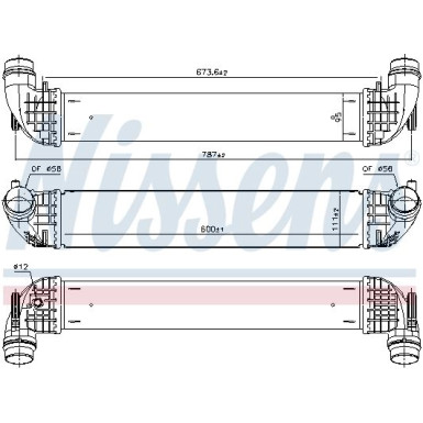 96140 Ladeluftkühler ** FIRST FIT ** 96140 Ladeluftkühler ** FIRST FIT **
