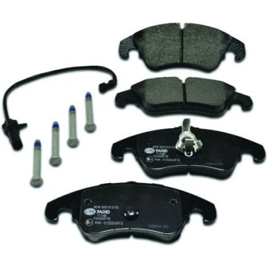Hella Pagid | Bremsbelagsatz, Scheibenbremse | 8DB 355 013-751