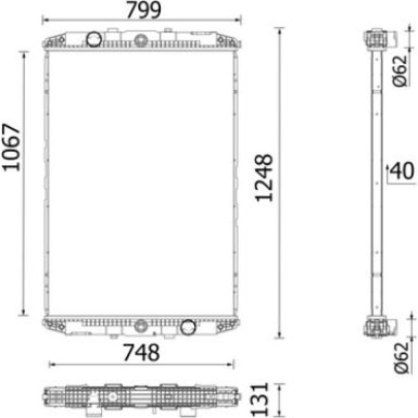 Mahle | Kühler, Motorkühlung | CR 2703 000P