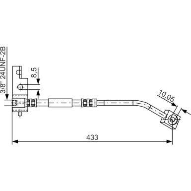 BOSCH | Bremsschlauch | 1 987 476 103