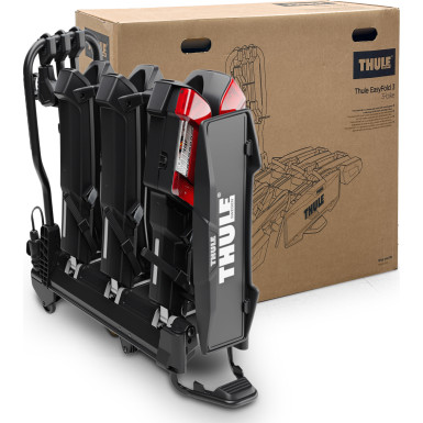 Thule EasyFold 3 Fahrradträger für Anhängerkupplung – 3 Bikes (945100)