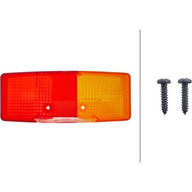 Hella | Lichtscheibe, Heckleuchte | 9EL 118 697-001