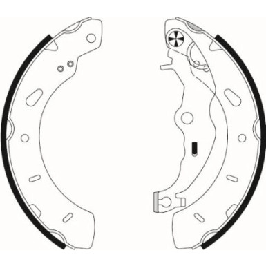 91079800 Bremsbackensatz