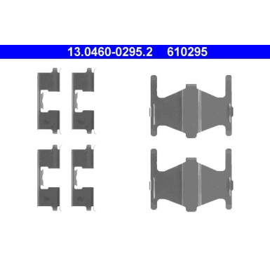 13.0460-0295.2 Zubehörsatz, Scheibenbremsbelag