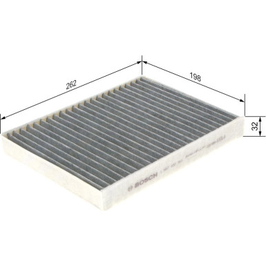 BOSCH 1 987 432 361 Innenraumfilter BOSCH 1 987 432 361 Innenraumfilter