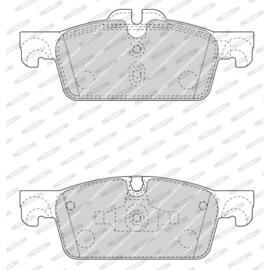Ferodo | Bremsbelagsatz, Scheibenbremse | FDB4405