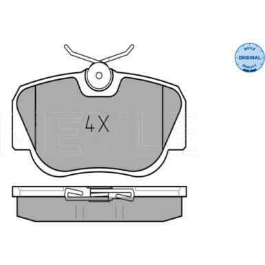 Meyle Bremsbelagsatz, Scheibenbremse MEYLE-ORIGINAL: True to OE 025 210 5517