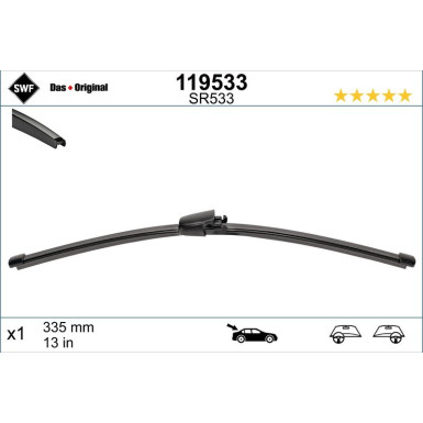 SWF Wischblatt DAS ORIGINAL REAR 119533