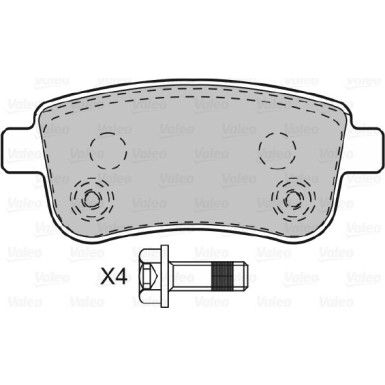 601000 Bremsbelagsatz, Scheibenbremse