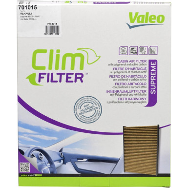 701015 Filter, Innenraumluft VALEO PROTECT MAX
