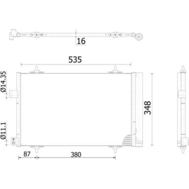 Mahle | Kondensator, Klimaanlage | AC 938 000S