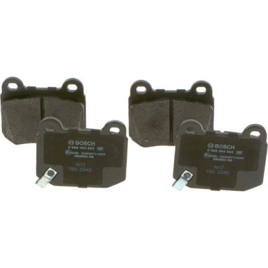 0 986 494 865 Bremsbelagsatz, Scheibenbremse