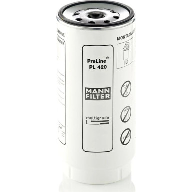 Mann-Filter Kraftstofffilter PreLine PL 420 X