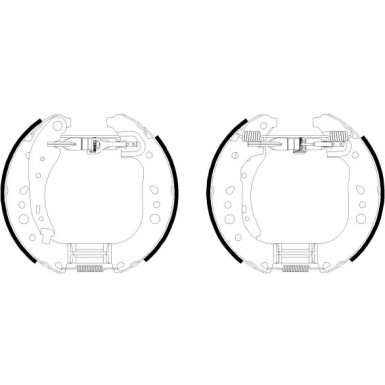 Hella | Bremsbackensatz | 8DB 355 022-431