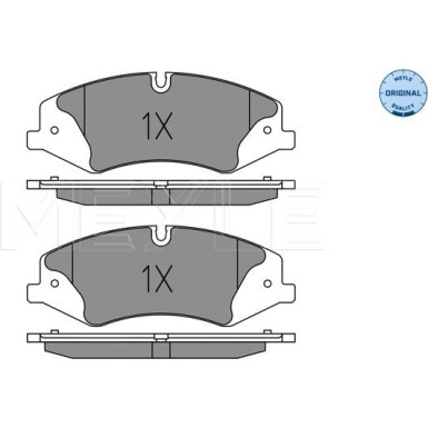 Meyle Bremsbelagsatz, Scheibenbremse MEYLE-ORIGINAL: True to OE 025 250 2119
