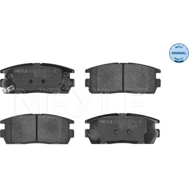 Meyle Bremsbelagsatz, Scheibenbremse MEYLE-ORIGINAL: True to OE 025 244 9815/W
