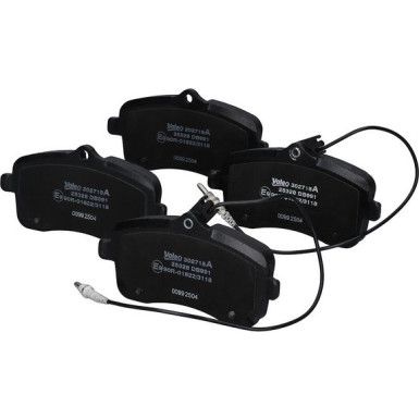 Valeo Bremsbelagsatz, Scheibenbremse EXPERT 302718A
