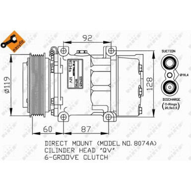 32170 Kompressor, Klimaanlage EASY FIT