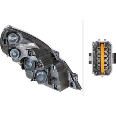 Hella 2 x HELLA Hauptscheinwerfer 1LR 010 117-211