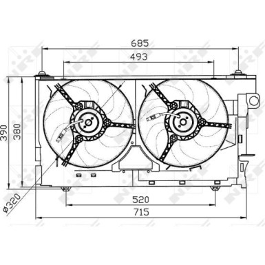 47030 Lüfter, Motorkühlung