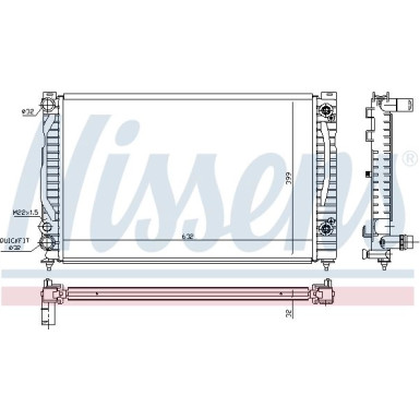 60494 Kühler, Motorkühlung ** FIRST FIT **