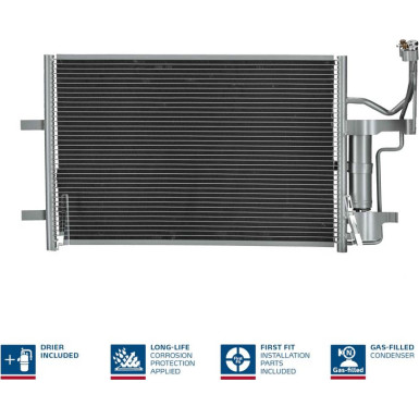 94902 Kondensator, Klimaanlage ** FIRST FIT **