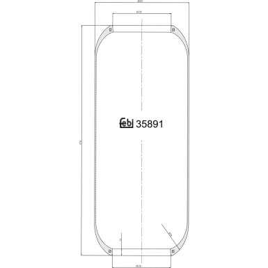 FEBI BILSTEIN 35891 Federbalg, Luftfederung