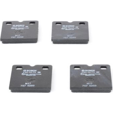 0 986 494 775 Bremsbelagsatz, Scheibenfeststellbremse