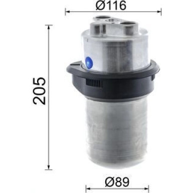 Mahle Trockner, Klimaanlage BEHR Premium Line AD 8 000P