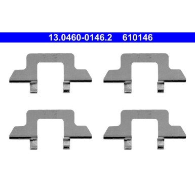 ATE | Zubehörsatz, Scheibenbremsbelag | 13.0460-0146.2