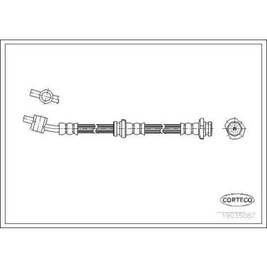 Corteco | Bremsschlauch | 19035087