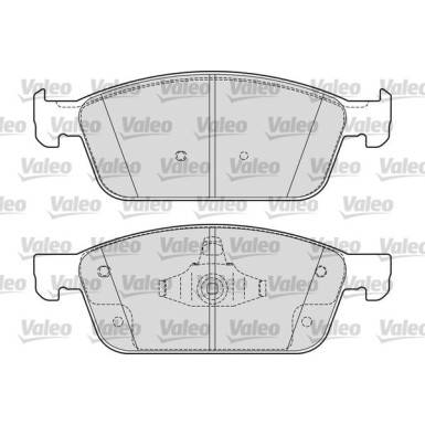 Valeo | Bremsbelagsatz, Scheibenbremse | 601696