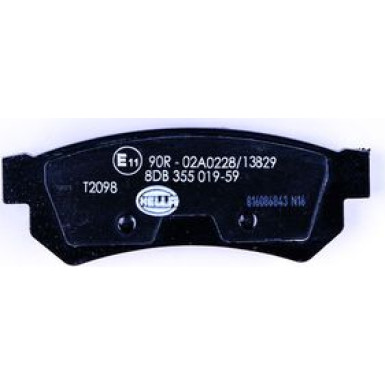 Hella Pagid | Bremsbelagsatz, Scheibenbremse | 8DB 355 019-591