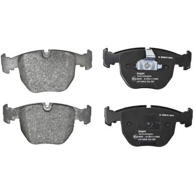 Delphi | Bremsbelagsatz, Scheibenbremse | LP1003