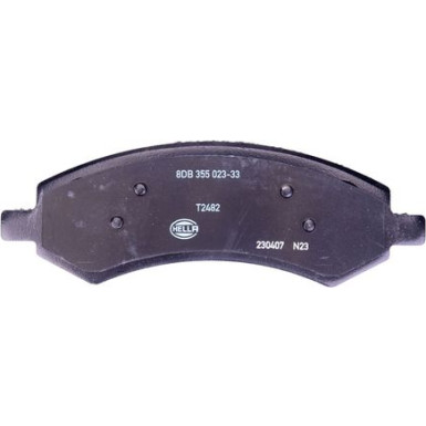 Hella | Bremsbelagsatz, Scheibenbremse | 8DB 355 023-331