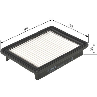 BOSCH F 026 400 584 Luftfilter BOSCH F 026 400 584 Luftfilter