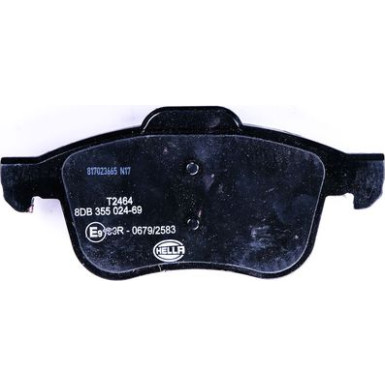 Hella | Bremsbelagsatz, Scheibenbremse | 8DB 355 024-691