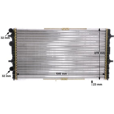 Mahle | Kühler, Motorkühlung | CR 463 000S