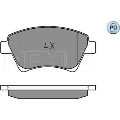 Meyle Bremsbelagsatz, Scheibenbremse MEYLE-PD: Advanced performance and design 025 239 3018/PD