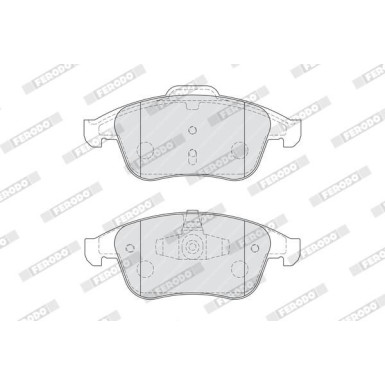 Ferodo | Bremsbelagsatz, Scheibenbremse | FDB4068 Ferodo | Bremsbelagsatz, Scheibenbremse | FDB4068