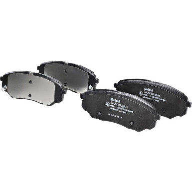 Delphi | Bremsbelagsatz, Scheibenbremse | LP3186