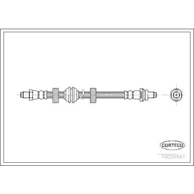 19026461 Bremsschlauch 19026461 Bremsschlauch