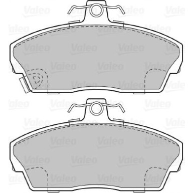 598022 Bremsbelagsatz, Scheibenbremse