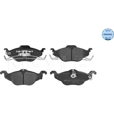 Meyle | Bremsbelagsatz, Scheibenbremse | 025 230 6317/W