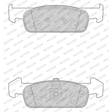 Ferodo Bremsbelagsatz, Scheibenbremse PREMIER ECO FRICTION FDB4822