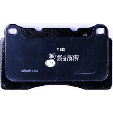 8DB 355 014-731 Bremsbelagsatz, Scheibenbremse