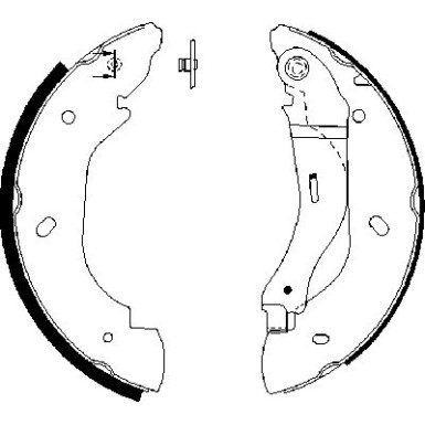 0 986 487 660 Bremsbackensatz